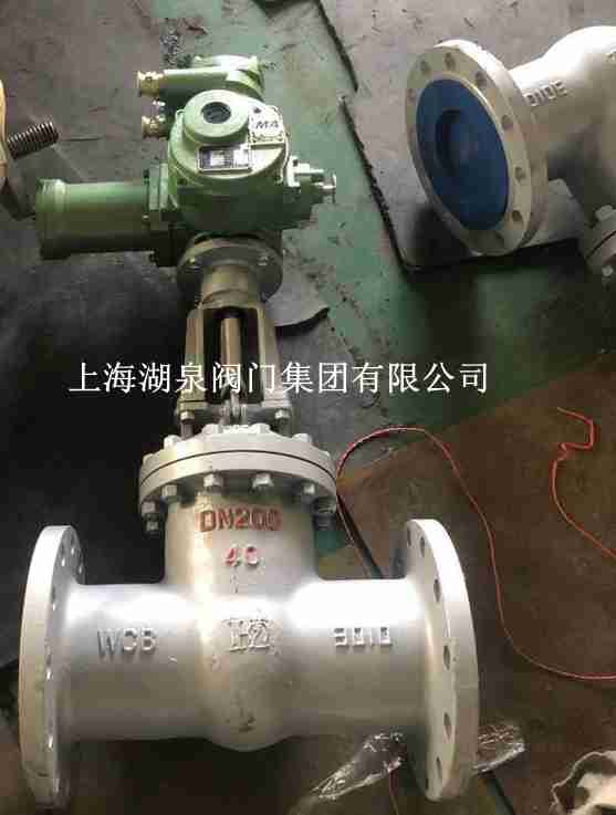 电动闸阀z941h-25 DN200的尺寸，长度
