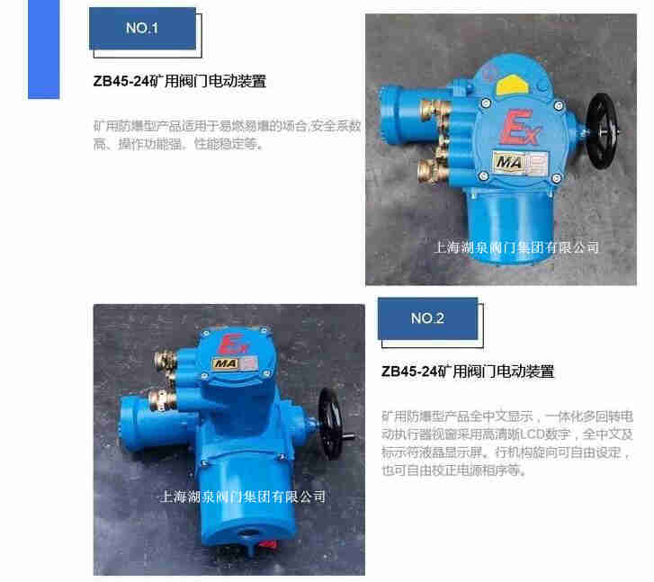 防爆型阀门电动装置说明书，技术条件